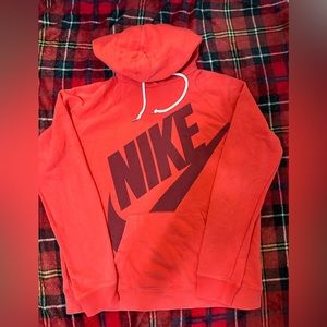 red nike hoodie